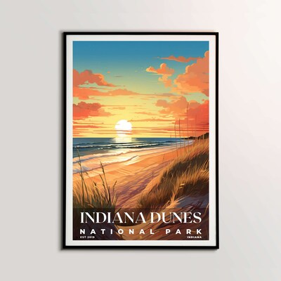 Indiana Dunes National Park Poster, Travel Art, Office Poster, Home Decor | S7 - image2